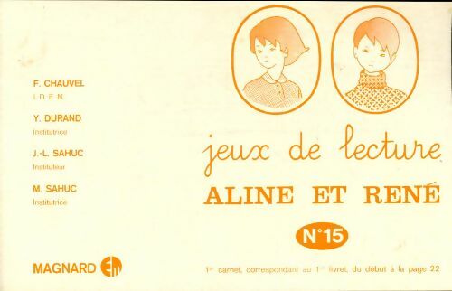 Livrenpoche : Jeux de lecture Aline et René n°15 - Collectif - Livre