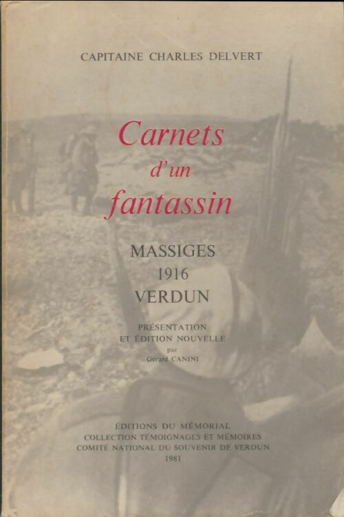 Livrenpoche : Carnets d'un fantassin - Charles Delvert - Livre