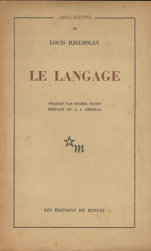 Livrenpoche : Le langage - Louis Hjelmslev - Livre