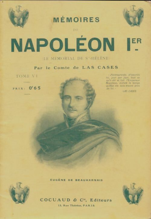 Livrenpoche : Mémoires de Napoléon 1er Tome Vi - Comte Las Cases - Livre