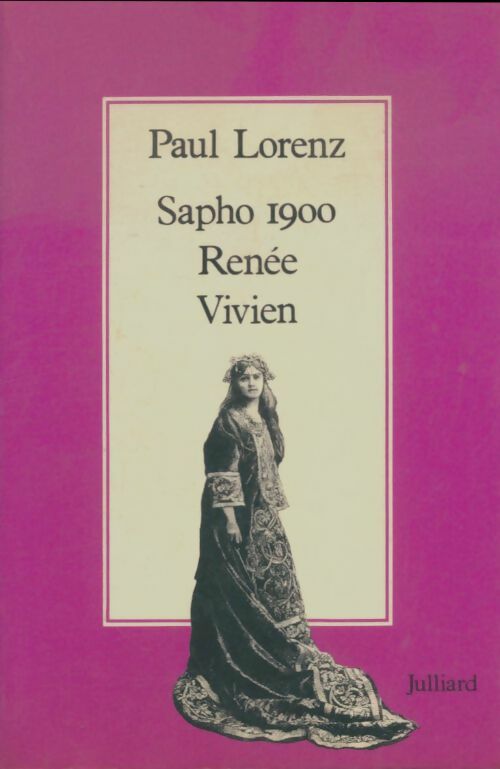 Livrenpoche : Sapho 1900 Renée Vivien - Paul Lorenz - Livre
