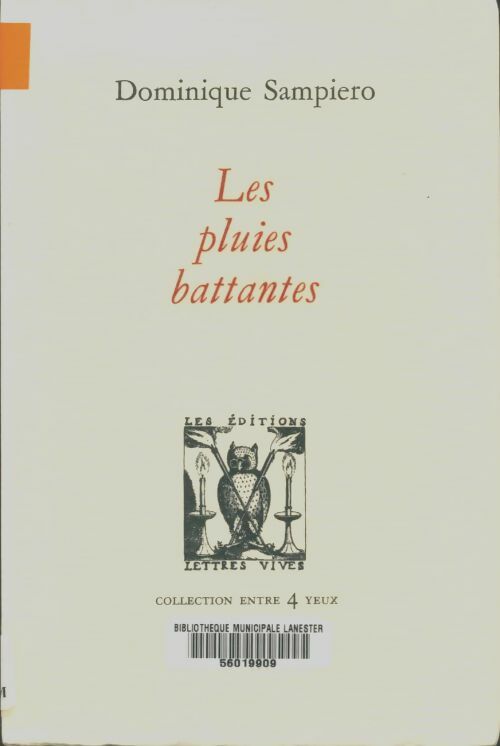 Livrenpoche : Les pluies battantes - Dominique Sampiero - Livre