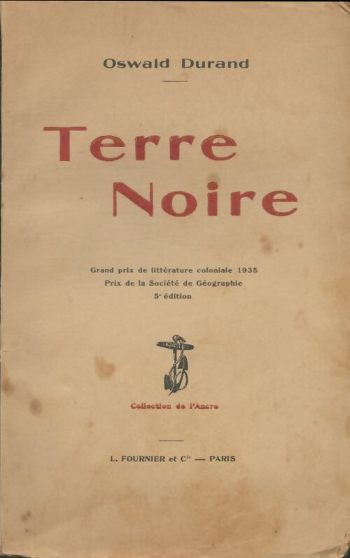 Livrenpoche : Terre noire - Oswald Durand - Livre