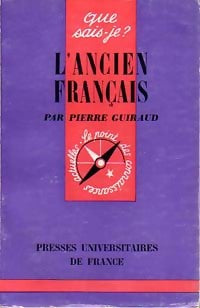 Livrenpoche : L'ancien français - Pierre Guiraud - Livre