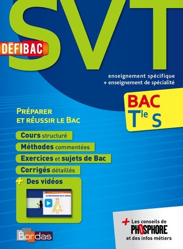 Livrenpoche : DéfiBac Terminale S SVT Cours-Méthodes-Exercices - Isaline Buchalet - Livre