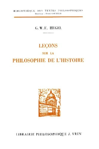 Livrenpoche : Leçons sur l'histoire de la philosophie - Goerg Wilhelm Friedrich Hegel - Livre