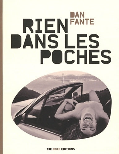 Livrenpoche : Rien dans les poches - Dan Fante - Livre