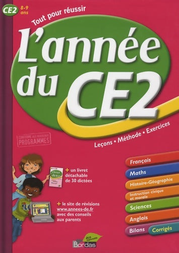 Livrenpoche : L'année du CE2 . 8-9 ans - Collectif - Livre
