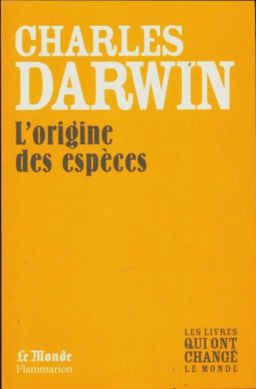 Livrenpoche : L'origine des espèces - Emile Guyénot, Charles Darwin - Livre