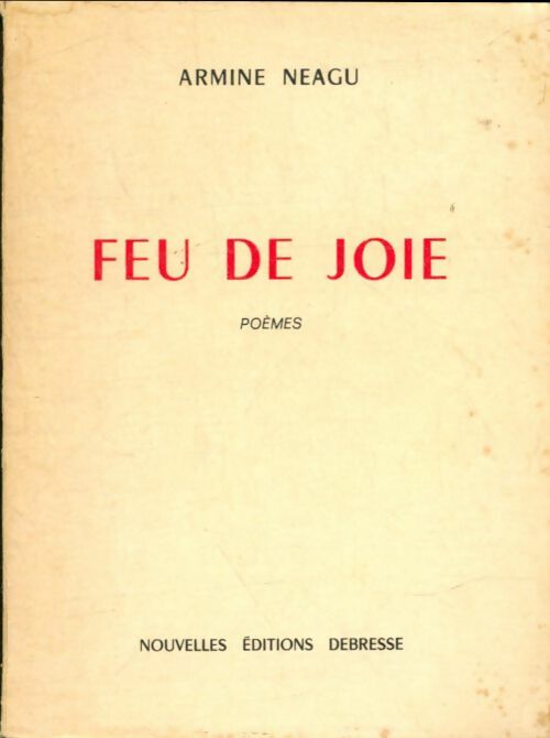 Livrenpoche : Feu de joie - Armine Neagu - Livre