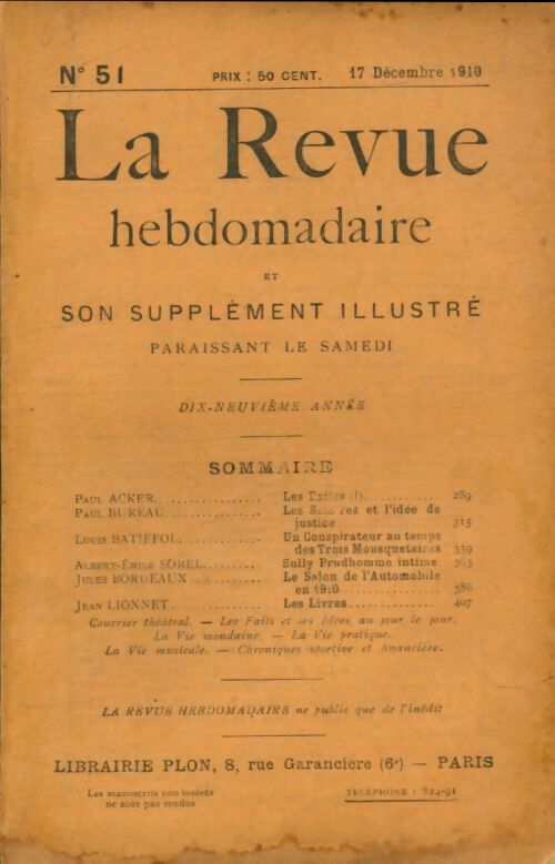 Livrenpoche : La revue hebdomadaire 19e année n°51 - Collectif - Livre