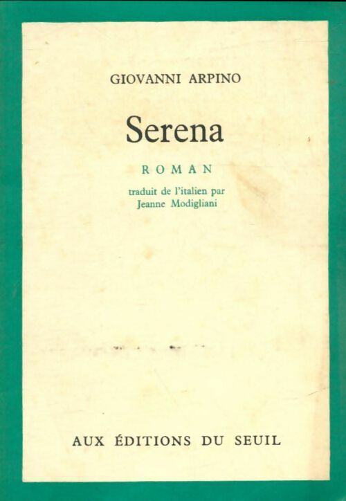 Livrenpoche : Serena - Giovanni Arpino - Livre
