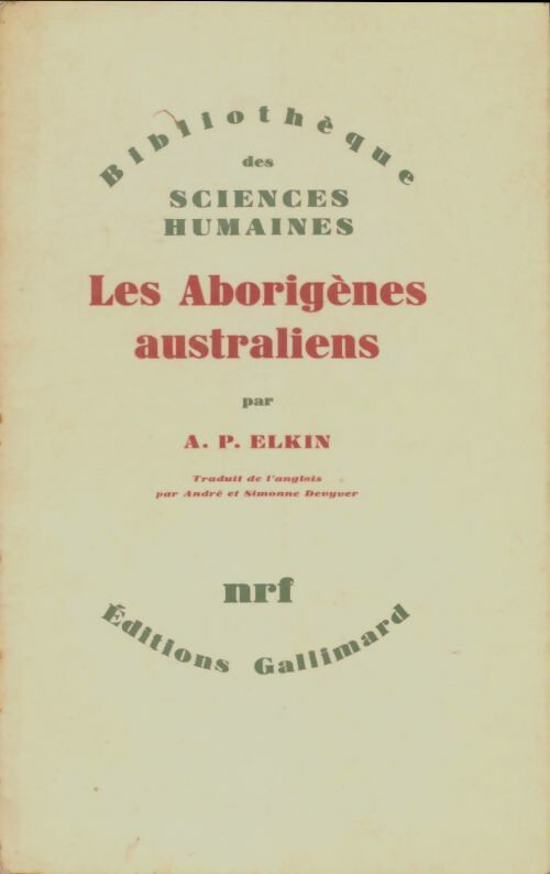 Livrenpoche : Les aborigènes australiens - A.P. Elkin - Livre