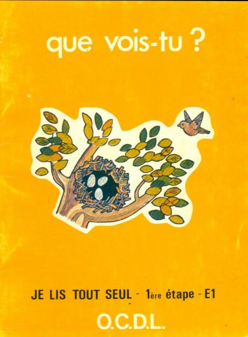 Livrenpoche : Je lis tout seul 1ère étape E1 : Que vois-tu? - J. Melser - Livre