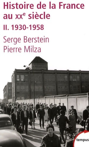 Livrenpoche : Histoire de la France au XXe siècle (2) - Serge Berstein - Livre