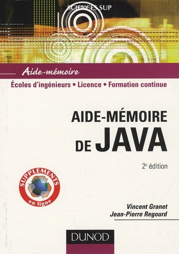 Livrenpoche : Aide-mémoire de Java - Vincent Granet - Livre