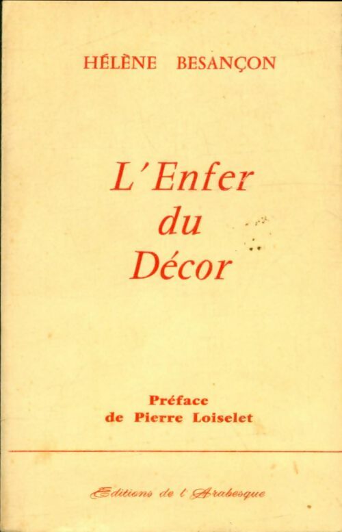 Livrenpoche : L'enfer du décor - Hélène Besançon - Livre