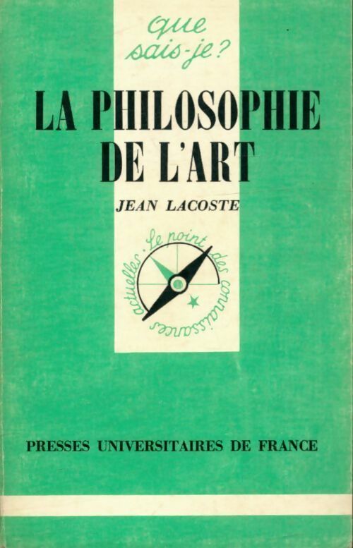Livrenpoche : La philosophie de l'art - J. Lacoste - Livre