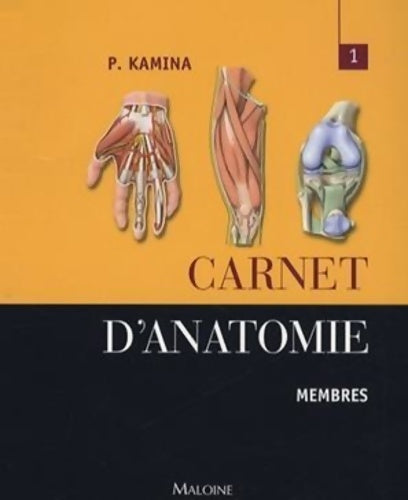 Livrenpoche : Carnet d'anatomie - Pierre Kamina - Livre