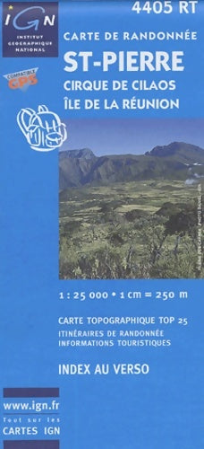 Livrenpoche : St-Pierre / Cirque de Cilaos / Ile de la Réunion 1 : 25 000 - Collectif - Livre