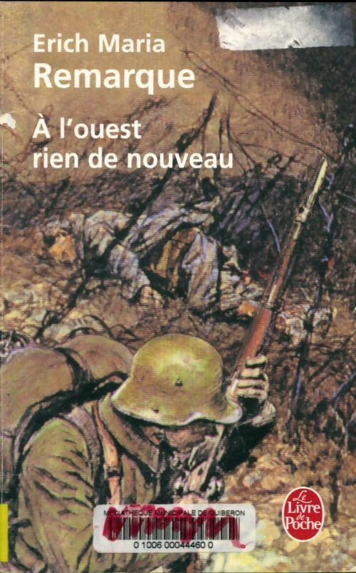 Livrenpoche : A l'ouest, rien de nouveau - Erich Maria Remarque - Livre