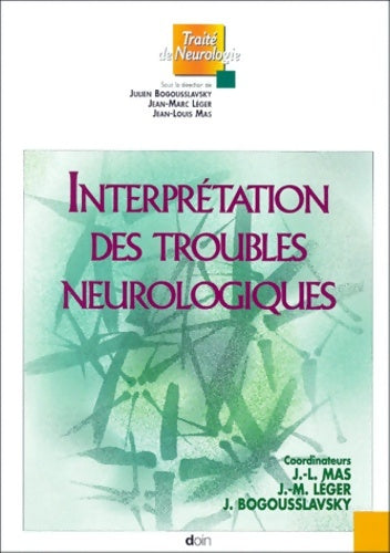 Livrenpoche : Interprétation des troubles neurologiques - Bogousslavsky - Livre