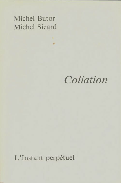 Livrenpoche : Collation - Michel Butor - Livre