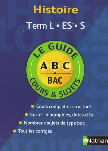 Livrenpoche : Guide abc hist term l es cours - Pierrette Chapelle - Livre