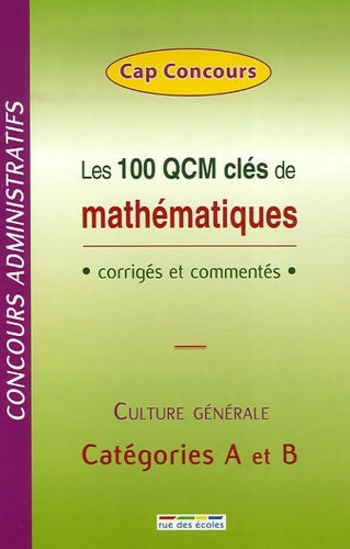 Livrenpoche : QCM mathématiques - Collectif - Livre