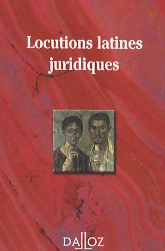 Livrenpoche : Locutions latines juridiques - Collectif - Livre