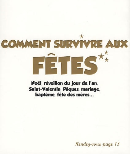 Livrenpoche : Comment survivre aux fêtes - Nicolas Kanjounzeff - Livre