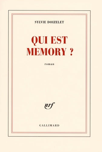 Livrenpoche : Qui est memory ? - Sylvie Doizelet - Livre
