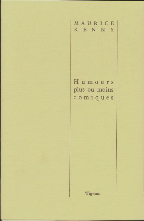 Livrenpoche : Humours plus ou moins comiques - Maurice Kenny - Livre