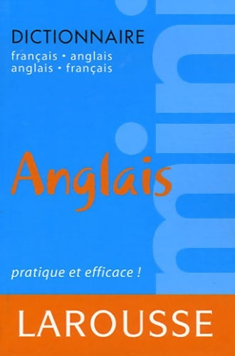 Livrenpoche : Mini francais-anglais - Larousse - Livre