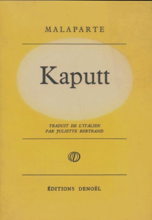 Livrenpoche : Kaputt - Curzio Malaparte - Livre