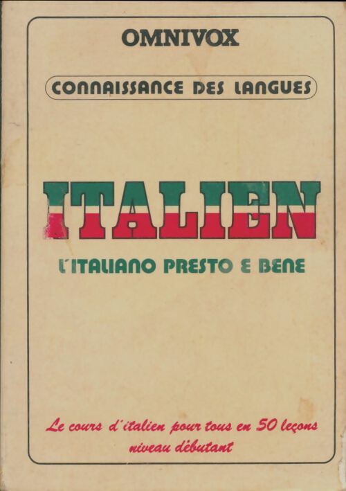 Livrenpoche : L'italiano presto e bene - Cesare G. Cecioni - Livre