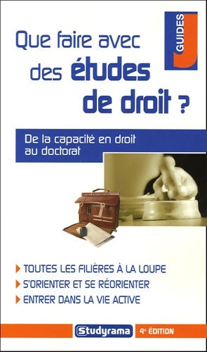 Livrenpoche : Que faire avec des études de droit ? - Sandrine Navarro - Livre