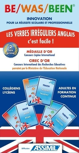 Livrenpoche : Be was been : Les verbes irréguliers anglais c'est facile ! - Martine Chotard - Livre