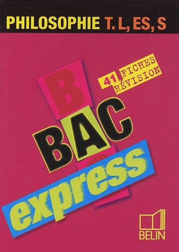Livrenpoche : Philosophie Terminale l es s : 41 fiches de révision - Emmanuel Pasquier - Livre