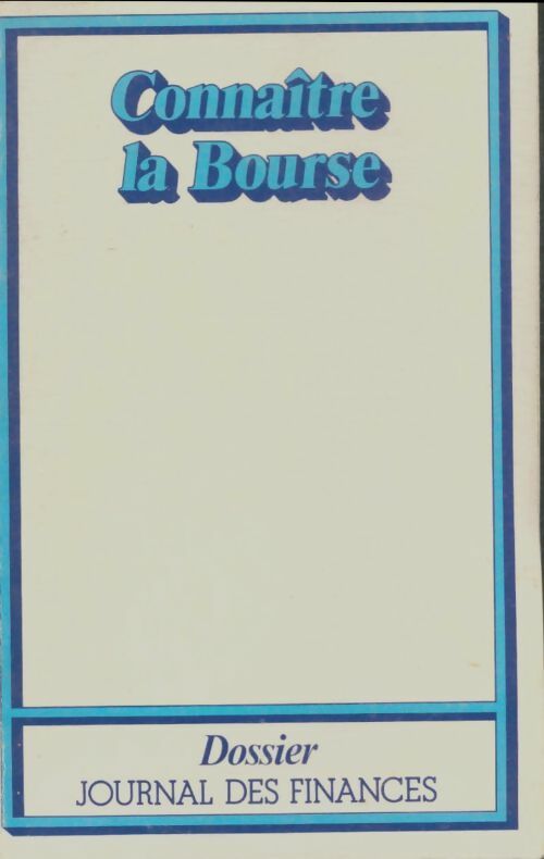 Livrenpoche : Connaître la bourse - Claire Rodrigues Henriques - Livre