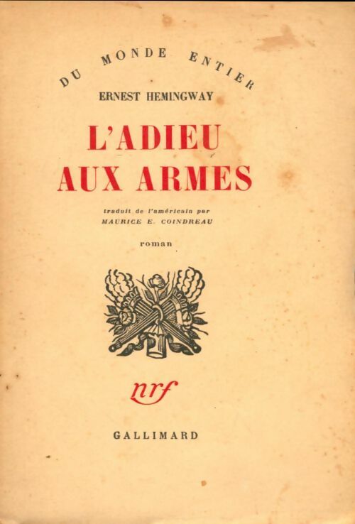 Livrenpoche : L'adieu aux armes - Ernest Hemingway - Livre