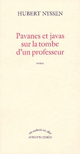 Livrenpoche : Pavanes et javas sur la tombe d'un prof - Hubert Nyssen - Livre