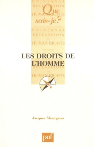 Livrenpoche : Les Droits de l'homme - Jacques Mourgeon - Livre