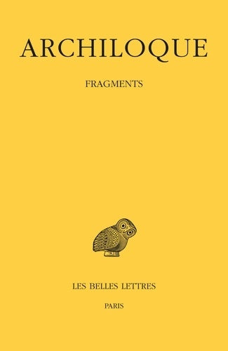Livrenpoche : Fragments - Archiloque - Livre