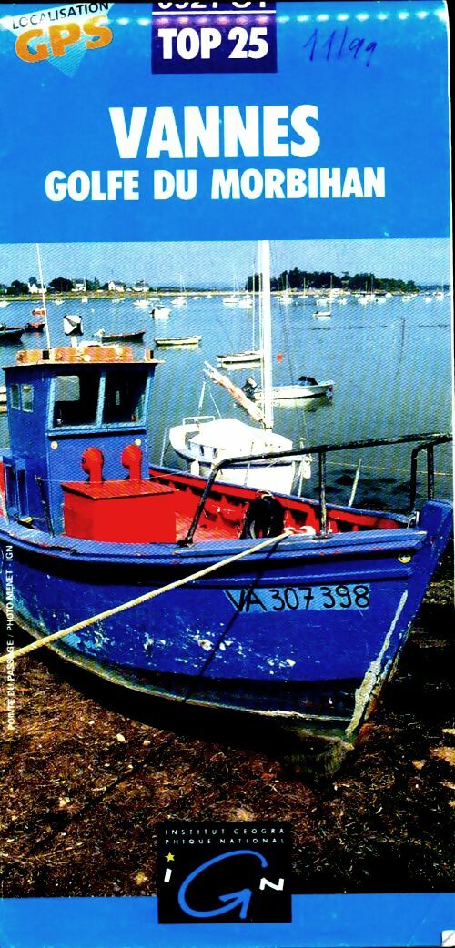 Livrenpoche : Carte de randonnée : Vannes golfe du Morbihan - Xxx - Livre