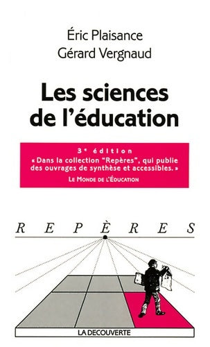 Livrenpoche : Les sciences de l'éducation - Eric Plaisance, Gérard Vargnaud - Livre