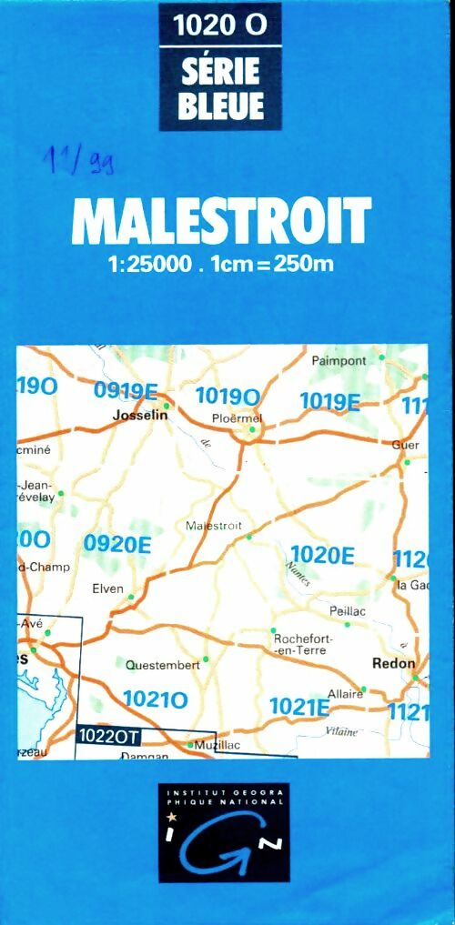 Livrenpoche : Carte de randonnée : Malestroit - Collectif - Livre