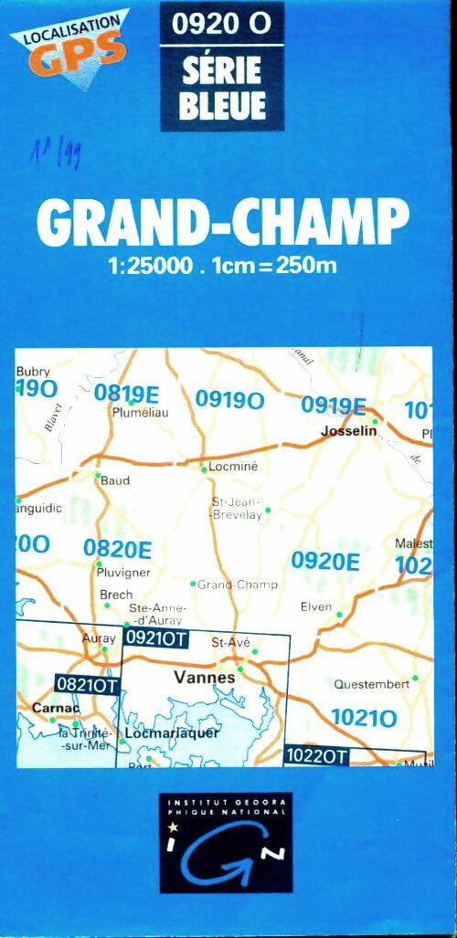 Livrenpoche : Carte de randonnée : Grand Champ 1 : 25000 - Collectif - Livre
