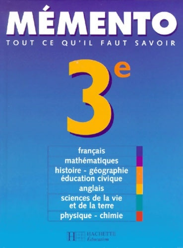 Livrenpoche : Mémento 3e 2000 - Mauffrey - Livre