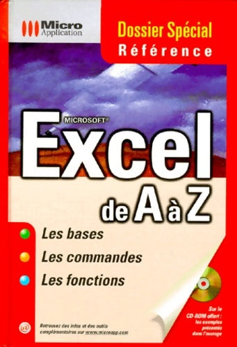 Livrenpoche : Dossier spécial excel référence - Micro Application - Livre